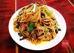 素三丝炒面的做法图解21