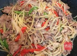 羊肉卷爆炒土豆丝的做法图解5