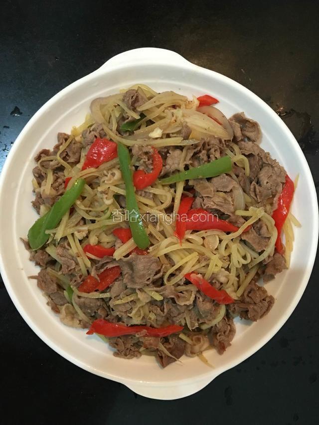 盛出装盘。