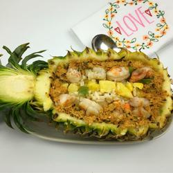 泰式咖喱菠萝炒饭的做法[图]