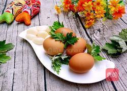 端午艾叶煮鸡蛋的做法图解9