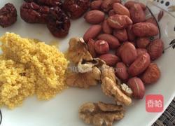 红枣核桃米糊的做法图解1