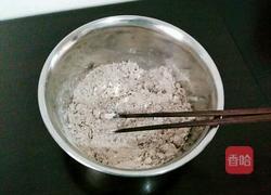 可可芝麻奶香发糕的做法图解3