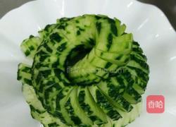 浇汁盘龙黄瓜的做法图解6