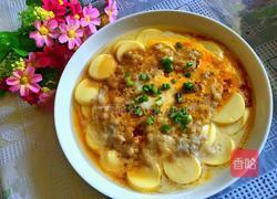 日本豆腐肉末蒸蛋的做法图解8