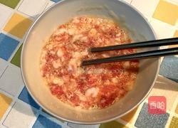 日本豆腐肉末蒸蛋的做法图解2