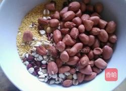 五谷倍浓营养豆浆的做法图解1