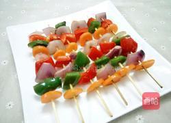彩蔬串的做法图解12