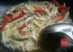 蘑菇炒青菜的做法图解5