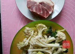 肉丝炒双花的做法图解1