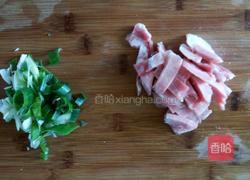 肉丝炒双花的做法图解2