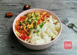 豆角西红柿鸡蛋打卤面的做法图解16