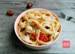 豆角西红柿鸡蛋打卤面的做法图解17