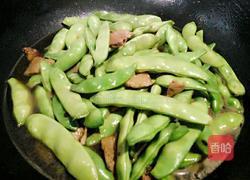 豆角炒肉片的做法图解6