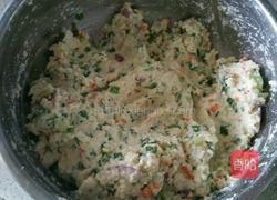 豆腐时蔬饼的做法图解3