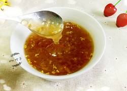 红糖姜汁桂花西米露