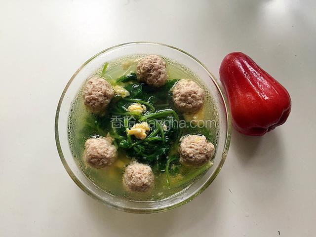 益母草肉丸汤
