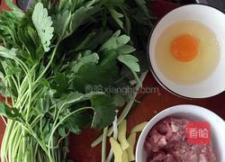 益母草肉丸汤的做法图解1