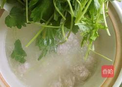益母草肉丸汤的做法图解5