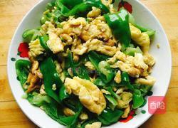 青椒炒鸡蛋的做法图解5