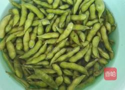 五香毛豆的做法图解1