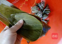 五香咸肉绿豆粽的做法图解5