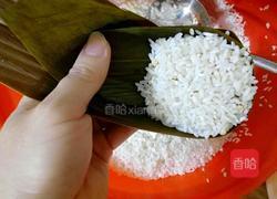 五香咸肉绿豆粽的做法图解10