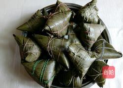 五香咸肉绿豆粽的做法图解12