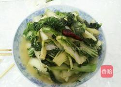 清炒小白菜的做法图解3