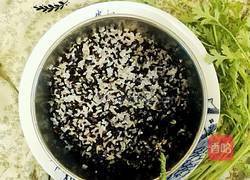 腊肠黑米什锦虾粥的做法图解6