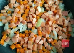 豌豆炒火腿的做法图解3