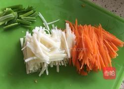 菜丝煎饼的做法图解1