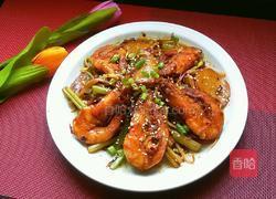 香辣干锅虾的做法图解12