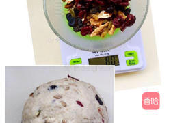 果仁小麦胚芽欧包（乡村面包）的做法图解2