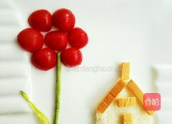 卡通花房餐的做法图解10