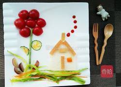 卡通花房餐的做法图解18