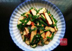 韭菜炒豆干的做法图解4