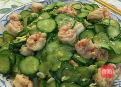小黄瓜炒虾仁的做法图解7