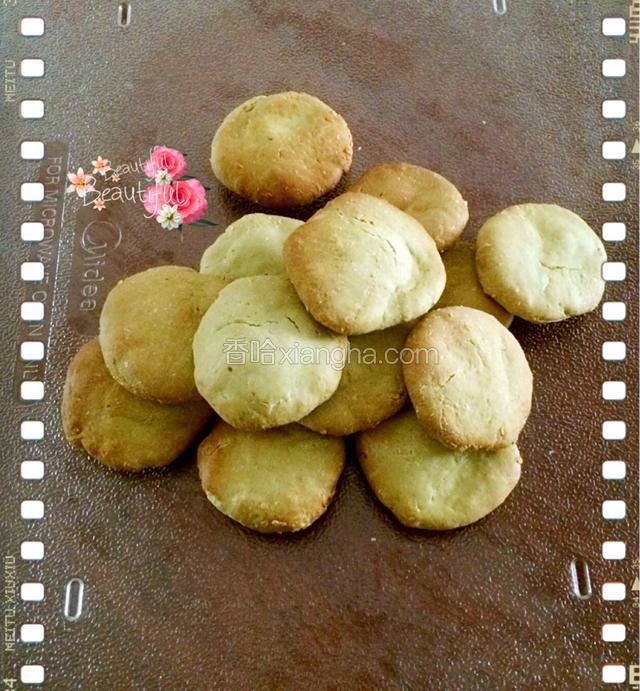 抹茶鸡蛋饼干
