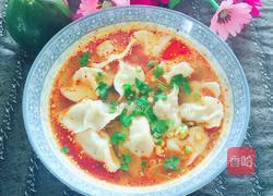 酸汤水饺的做法图解6