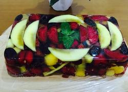 缤纷色彩的果冻