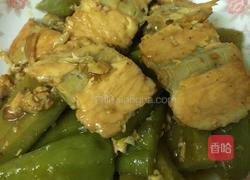 三文鱼骨焖苦瓜的做法图解5