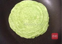 菜汁煎饼的做法图解6
