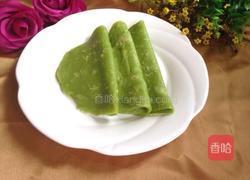 菜汁煎饼的做法图解7