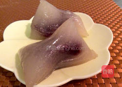 西米水晶粽子的做法图解4