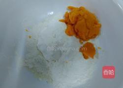 南瓜玫瑰花卷的做法图解5