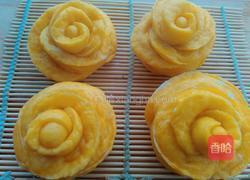 南瓜玫瑰花卷的做法图解15