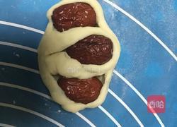 元宝红枣花卷的做法图解7