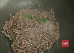 芥菜炒牛肉的做法图解5