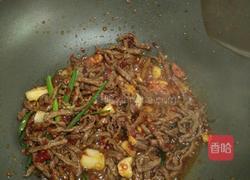 芥菜炒牛肉的做法图解7